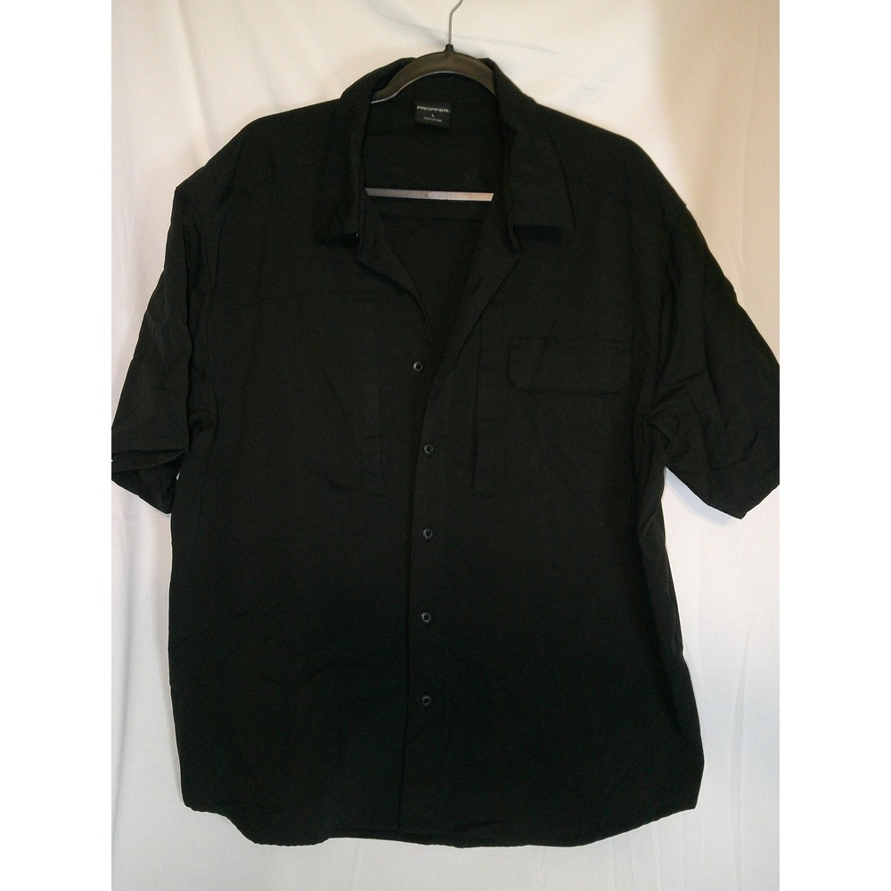 Propper Classic Black‎ Short Sleeve Button Down Shirt Large